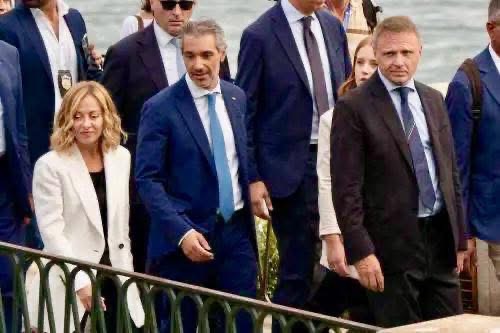 Luca Cannata durante le giornate del G7 Agricoltura a Siracusa