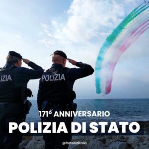 Auguri alla Polizia di Stato